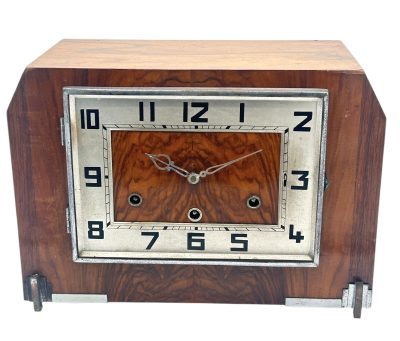 Fantastic Art Deco Musical Mantel Clock –   ca1940 Mantel Clock Antique Clocks 3