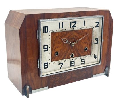 Fantastic Art Deco Musical Mantel Clock –   ca1940 Mantel Clock Antique Clocks 10