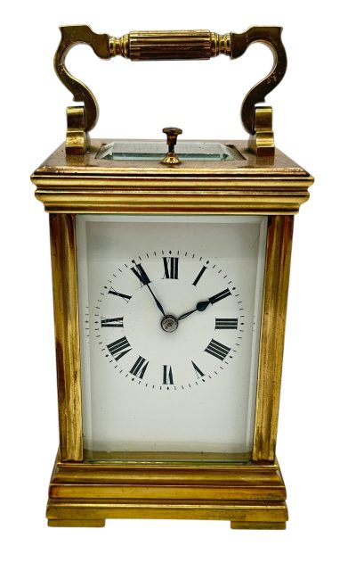 Wonderful Antique French Repeater Gong striking Carriage clock – ca1880 carriage clock Antique Clocks 8