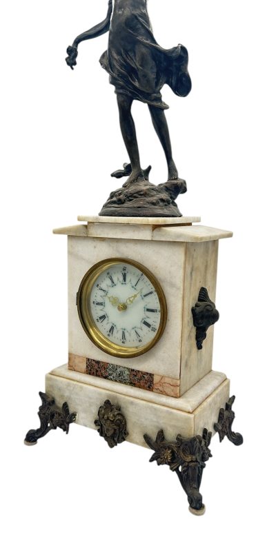 Wonderful French Figural Mantel Clock – ca1960 - Image 9