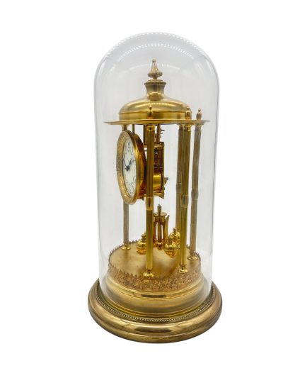 Outstanding Bandstand Ormolu German Torsion Clock Anniversary Clock – Mantel Clock C1900 Torso Antique Clocks 8