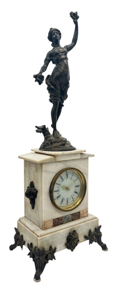 Wonderful French Figural Mantel Clock – ca1960 - Image 2