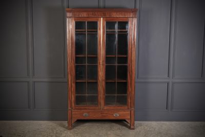 Regency Mahogany Glazed Cabinet cabinet Antique Bookcases 5