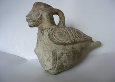 Unique Persian 11th Century anthropomorphic & Zoomorphic Drinking Vessel with Thermoluminescence (TL) Certificate Islamic Period islamic Medieval Antiques 3