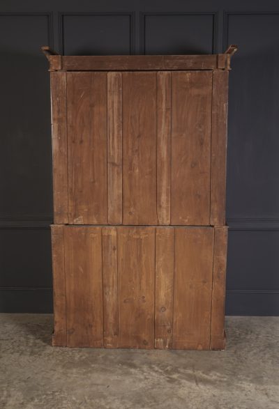 Victorian Figured Walnut Linen Press Cupboard Linen press Antique Cupboards 12