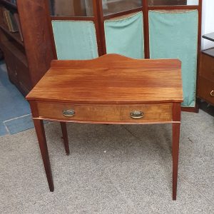 Antique Bow Front Side Table Antique Mahogany Furniture Antique Furniture