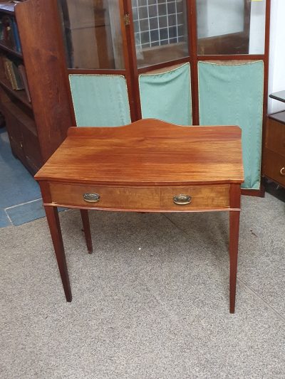 Antique Bow Front Side Table