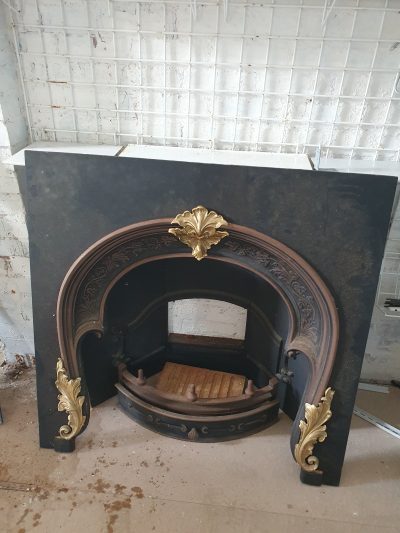 Vintage Fireplace Inset Fire Grate