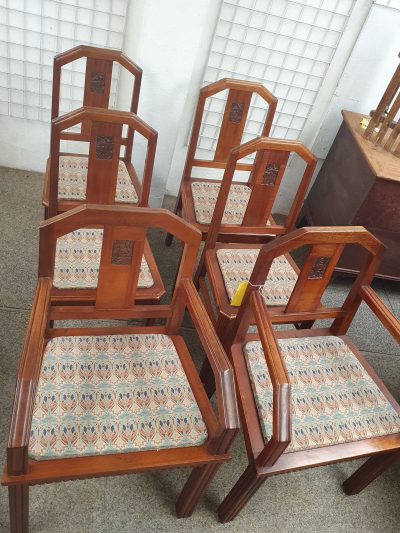 Good Set of 6 Art Deco Dining Chairs