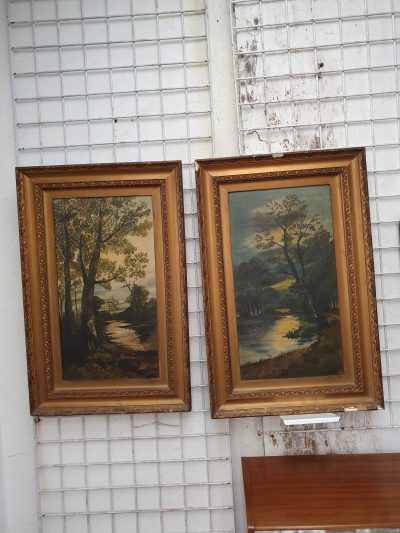 Antique Pair of Victorian Paintings