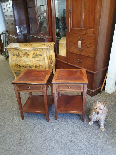 Vintage Pair Of Antique Style Tables