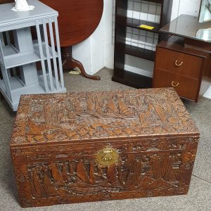 Antique Chinese Camphor Wood Box Chest Antique Antique Boxes