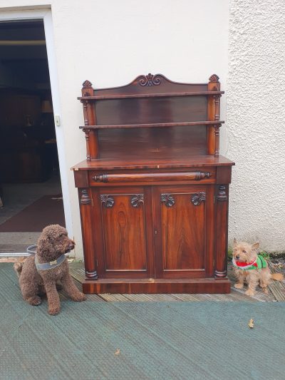 Good Antique Victorian Rosewood Chiffonier