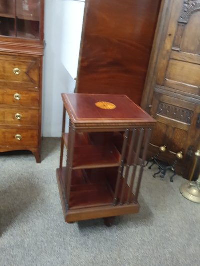 Good Antique Maple & Co Revolving Bookcase