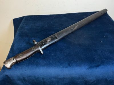 BAYONET & SCABBARD 3rd BATTALION MONMOUTHSHIRE RIFLES Military & War Antiques 3