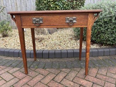 Arts & Crafts Oak Desk Arts & Crafts Antique Desks 5