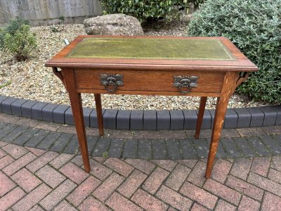 Arts & Crafts Oak Desk Arts & Crafts Antique Desks 3