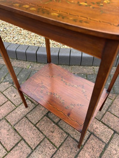 Edwardian Mahogany Painted Side Table Edwardian Antique Furniture 6