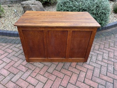 1930s Single Pedestal Oak Desk Antique desk Antique Desks 10