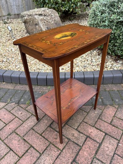 Edwardian Mahogany Painted Side Table Edwardian Antique Furniture 5