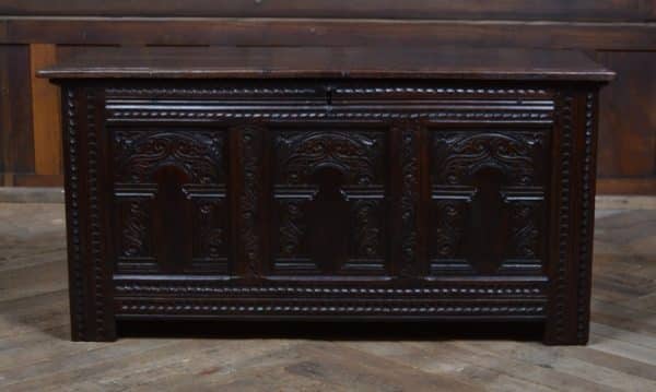 Georgian Oak Coffer SAI2856 - Image 13