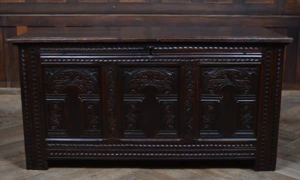 Georgian Oak Coffer SAI2856 - Image 14