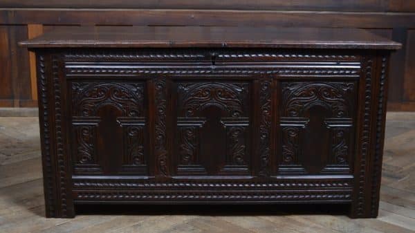 Georgian Oak Coffer SAI2856 - Image 15