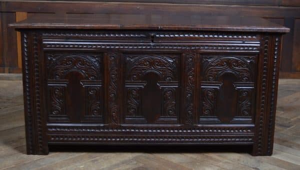 Georgian Oak Coffer SAI2856 - Image 16