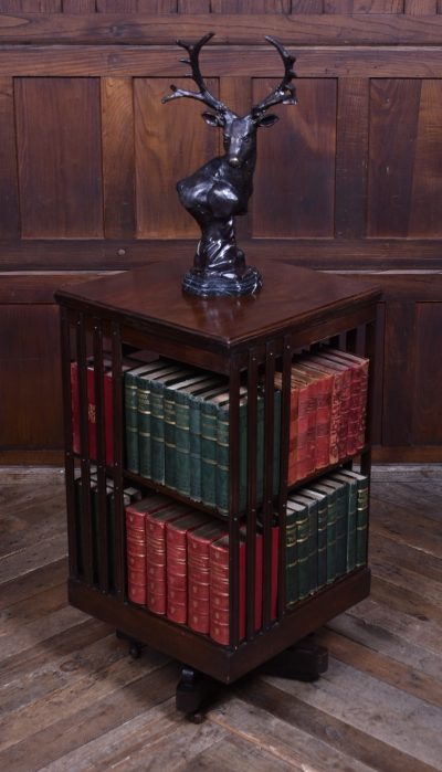 Edwardian Mahogany Revolving Bookcase SAI3634