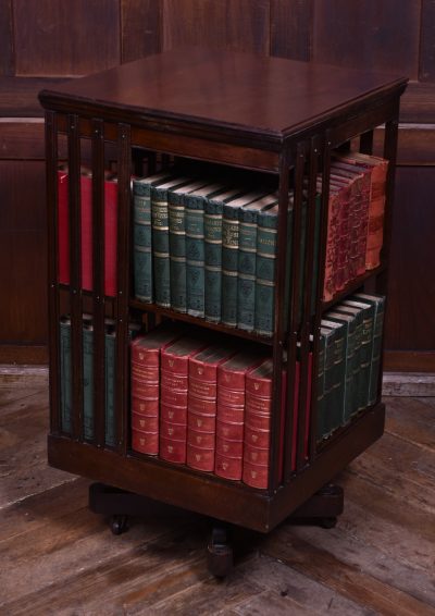 Edwardian Mahogany Revolving Bookcase SAI3634