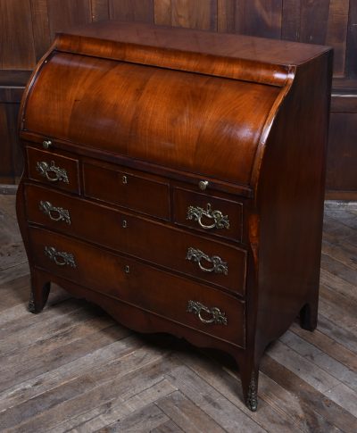 Continental Walnut Secretary Baroque / Roll Top Bureau SAI3635