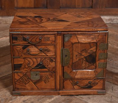 Japanese Meiji Parquetry Scholars' Box SAI3651