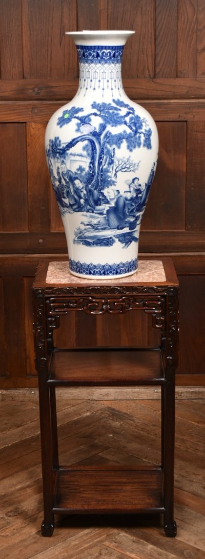 Chinese Plant / Vase Marble Top Stand SAI3640