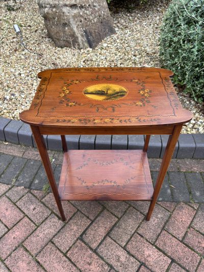 Edwardian Mahogany Painted Side Table Edwardian Antique Furniture 3