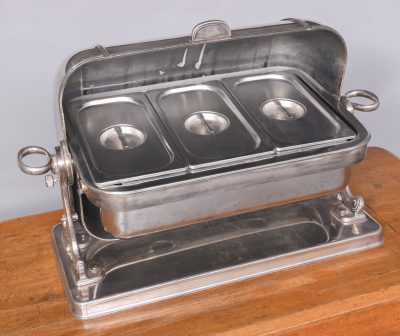 Electro Plated Nickle Silver (EPNS) Domed Server/Bain Marie - Image 8