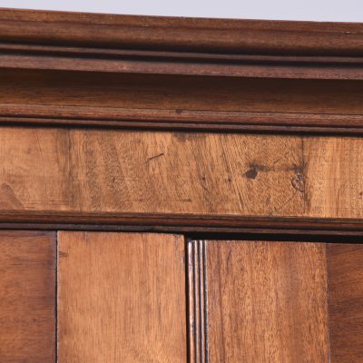 George III Mahogany Channel Island Wardrobe - Image 6