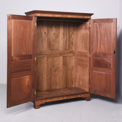 George III Mahogany Channel Island Wardrobe - Image 7