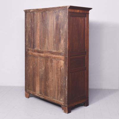 George III Mahogany Channel Island Wardrobe - Image 8