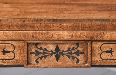 Regency Inlaid Mahogany Fold-Over Card Table - Image 5