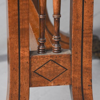 Regency Inlaid Mahogany Fold-Over Card Table - Image 10