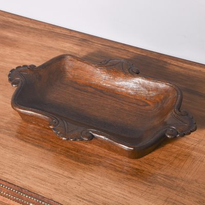 A Victorian Carved Solid Oak Bowl