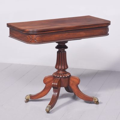 Gillows Style Fold-Over Card Table