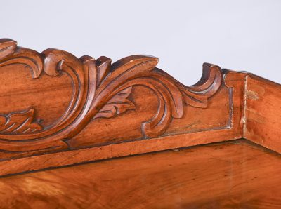 A Solid Camphor Wood and Brass Bound Campaign Chest - Image 6