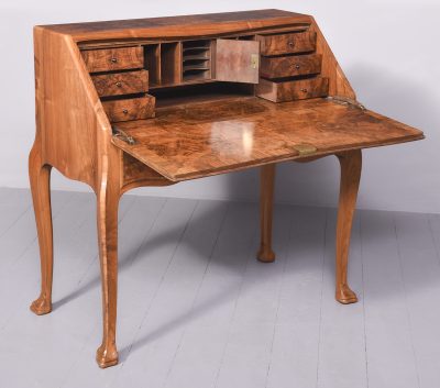 Burr-Walnut Bureau by Whytock & Reid of Edinburgh Antique Bureau 13