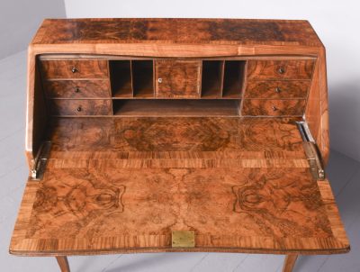 Burr-Walnut Bureau by Whytock & Reid of Edinburgh Antique Bureau 15