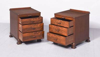 Pair of Mahogany Bedsides by Whytock & Reid of Edinburgh - Image 6