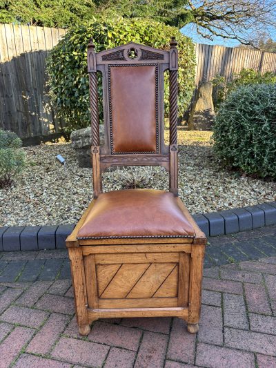 Gothic Revival Walnut Chair