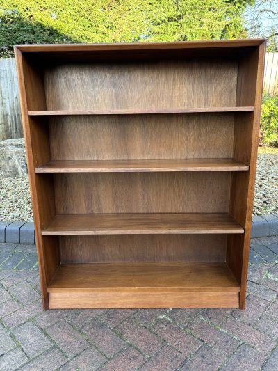 Mid Century Mahogany Bookcase by Herbert E Gibbs