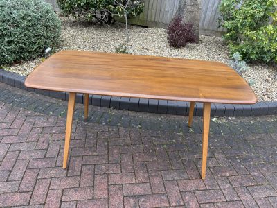 Mid Century Ercol Plank Dining Table