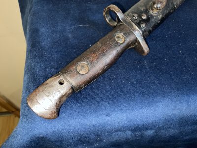 BAYONET & SCABBARD 3rd BATTALION MONMOUTHSHIRE RIFLES Military & War Antiques 5